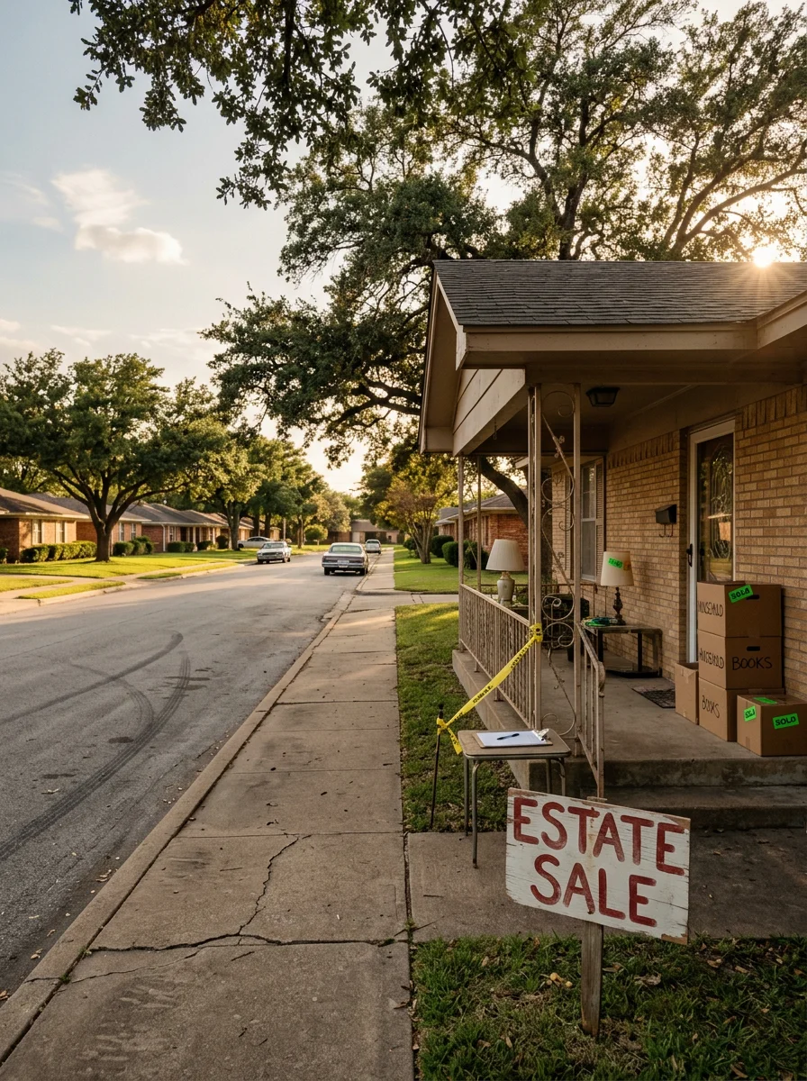 Professional estate auction and liquidation services in Mesquite Texas